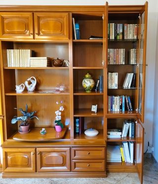 Mobile soggiorno salotto libreria vetrina porta Tv