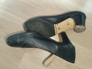 Zapatos Flamenco Profesionales Negros Talla 35