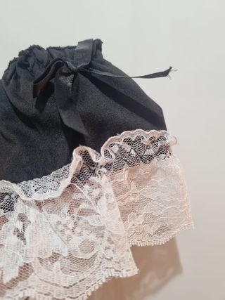 Disfraz Criada Negro y Blanco