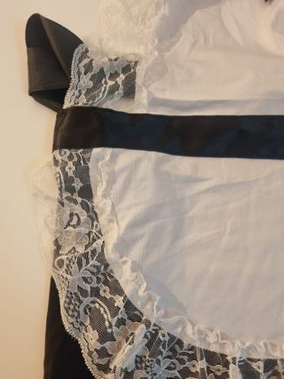 Disfraz Criada Negro y Blanco