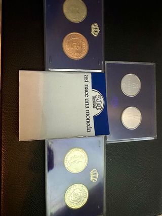 Set Monedas Prueba 500 Pesetas