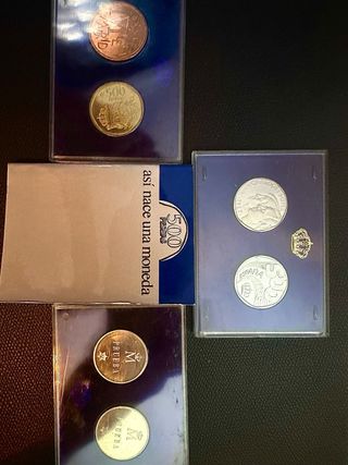 Set Monedas Prueba 500 Pesetas