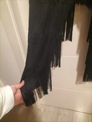 Pantalón de mujer con flecos