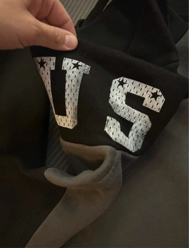 Felpa Pickwick uomo anni '90 grigia/nera