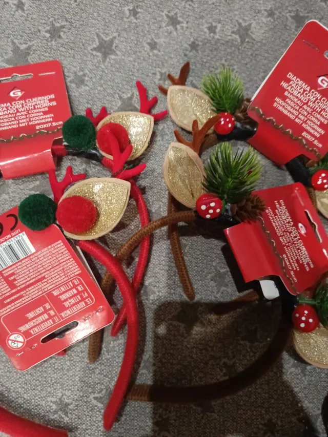 Diadema Navidad Reno