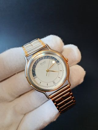 Reloj Seiko Quartz Oro y Plata