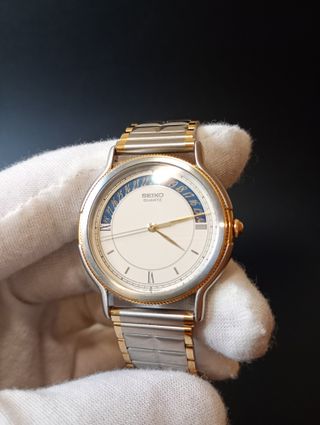 Reloj Seiko Quartz Oro y Plata