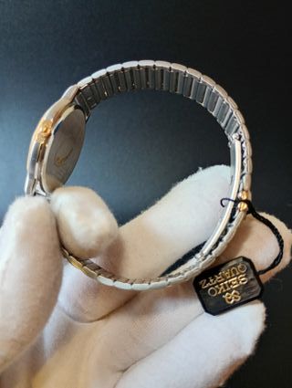 Reloj Seiko Quartz Oro y Plata