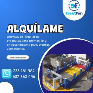 ALQUILER CAMPO DE FÚTBOL HINCHABLE
