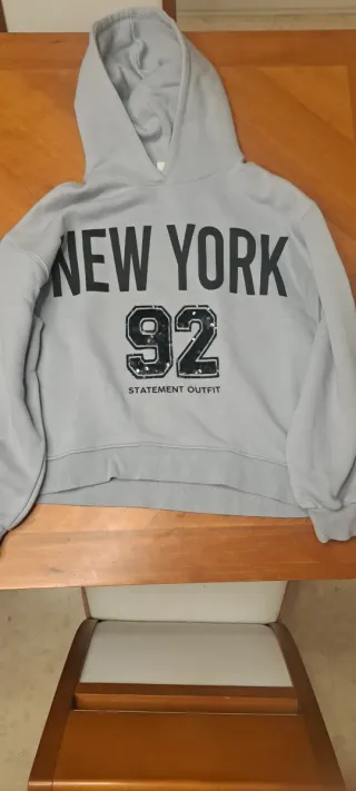 Sudadera gris New York 92