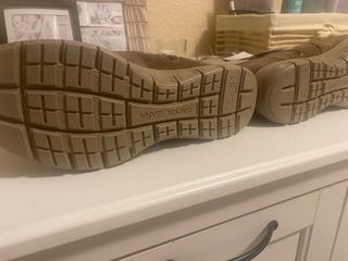 Botines de piel beige/marrón talla 41