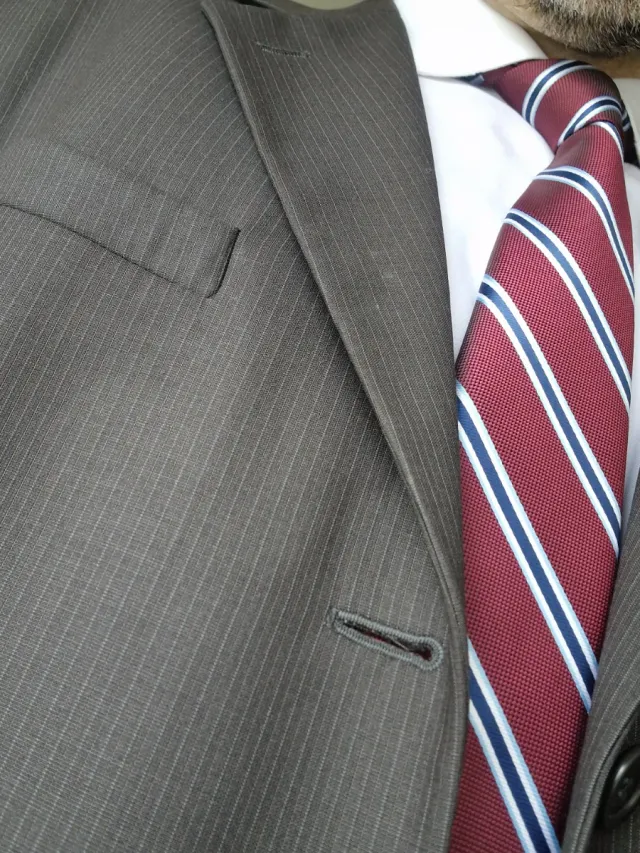 Traje Raya Diplomática Gris Talla 52