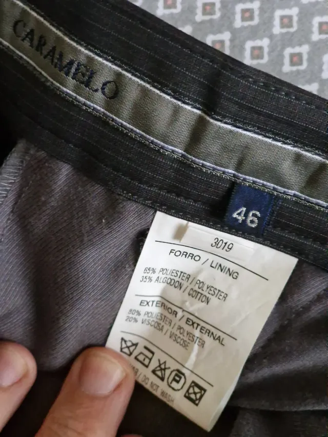 Traje Raya Diplomática Gris Talla 52