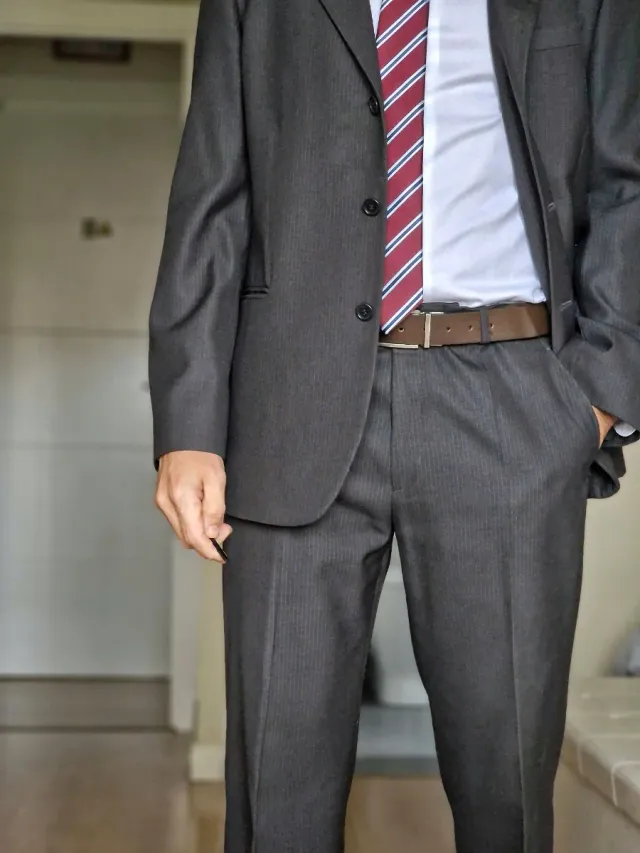 Traje Raya Diplomática Gris Talla 52