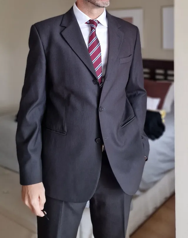 Traje Raya Diplomática Gris Talla 52