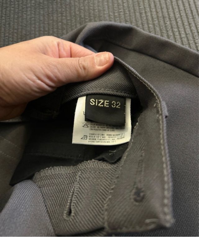 Pantaloni Guess Donna Grigio Tg 44/46