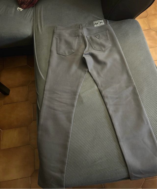 Pantaloni Guess Donna Grigio Tg 44/46