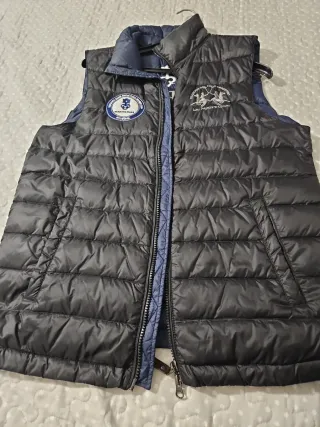 Chaleco La Martina Negro/Azul