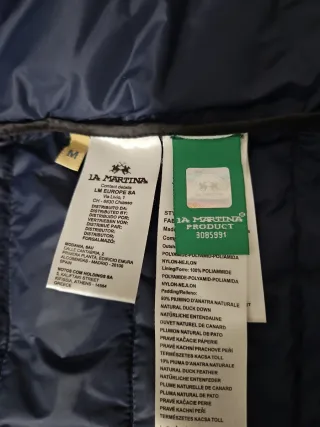 Chaleco La Martina Negro/Azul