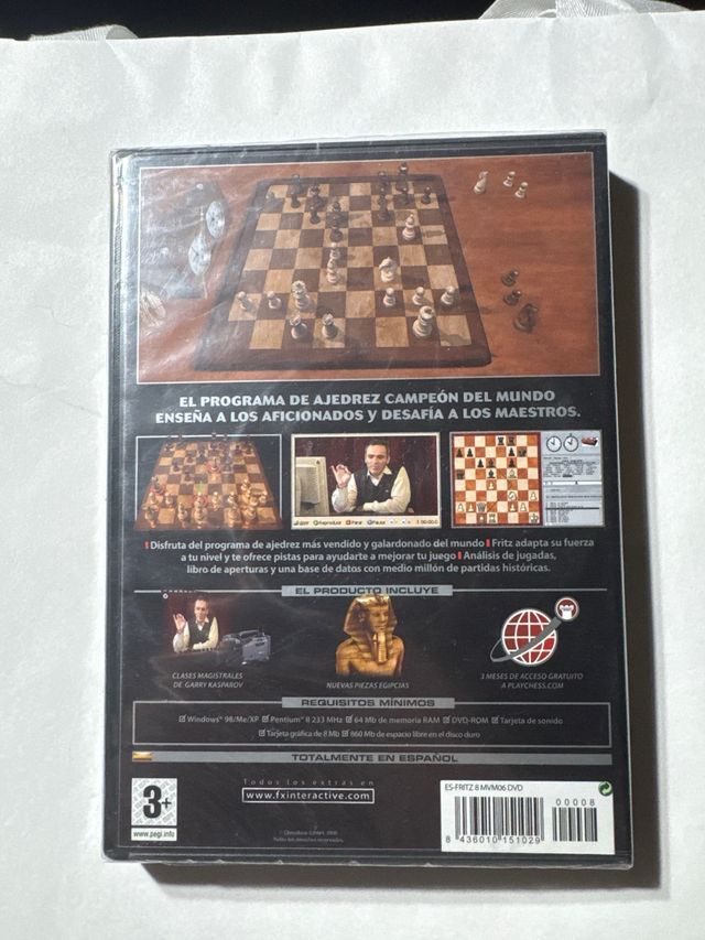 Fritz 8 PC DVD Ajedrez Español