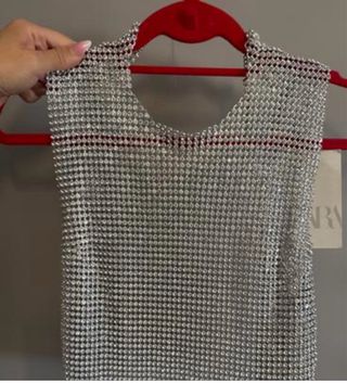 Top Zara Brillante Talla Única su precio es de 50€