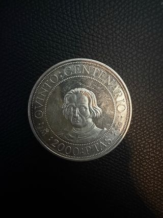 Moneda 2000 Pesetas Plata