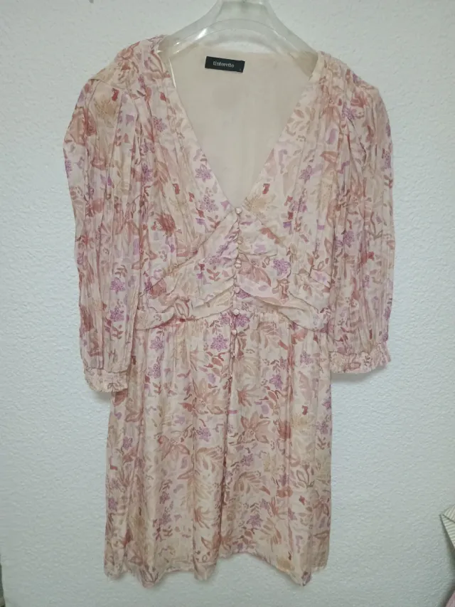 Vestido floral Tintoretto