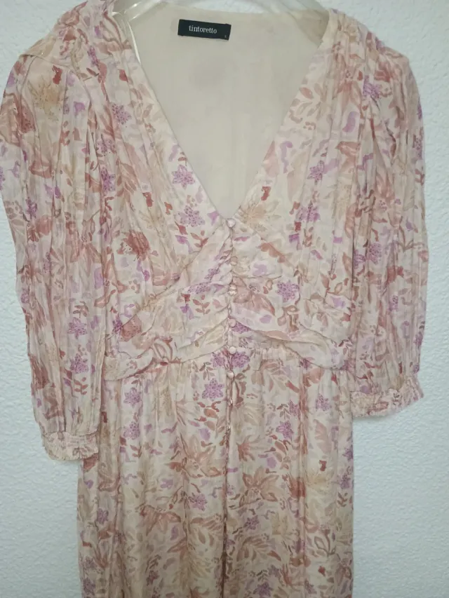 Vestido floral Tintoretto