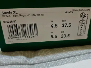 Puma Suede Team Royal White Originali