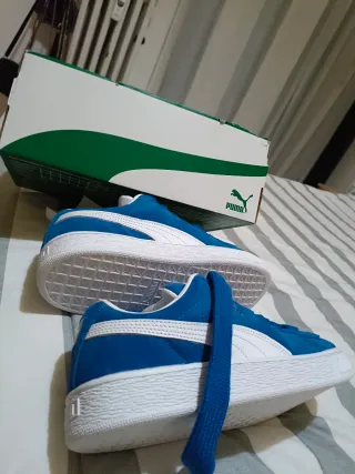 Puma Suede Team Royal White Originali
