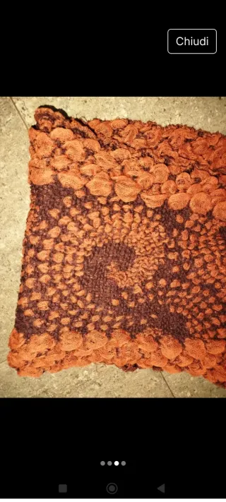 Sciarpa donna lavorata a mano