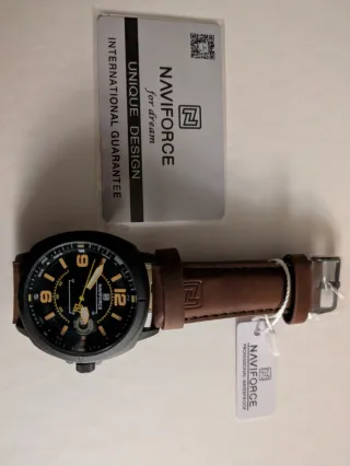 Reloj Naviforce Marrón y Negro