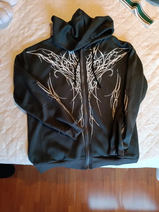 Sudadera ROMWE con cremallera Talla L