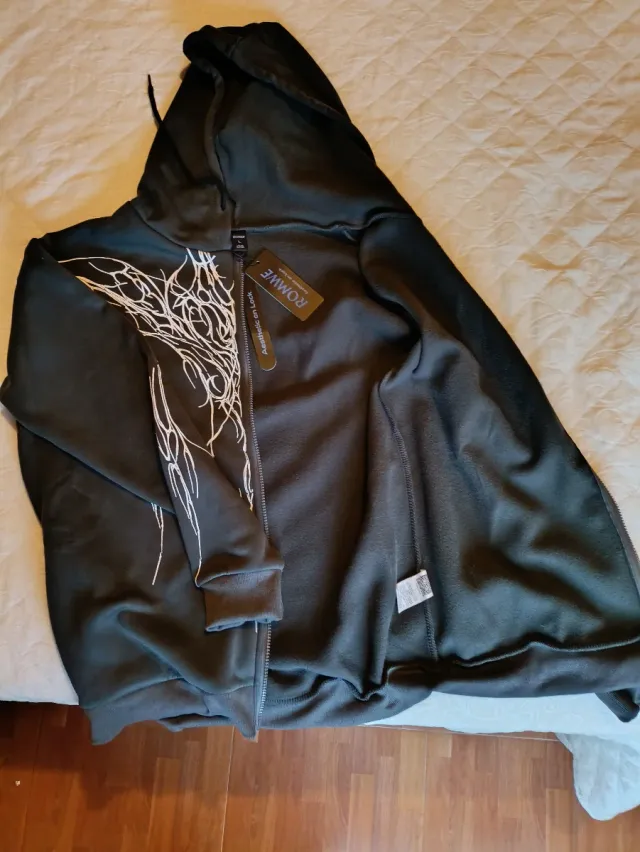 Sudadera ROMWE con cremallera Talla L