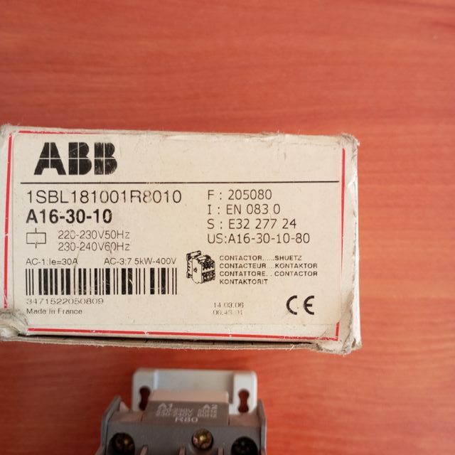 ABB A9-40-00 y A16-30-10 Contactor
