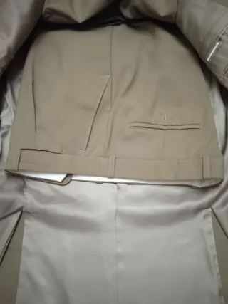 Traje de chaqueta hombre beige