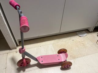 Patinete infantil 3 ruedas rosa