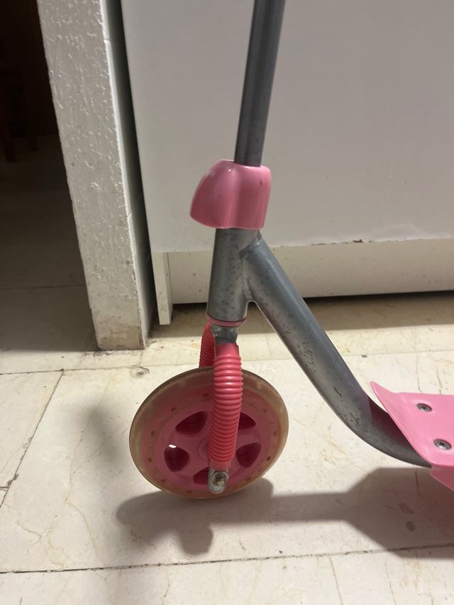 Patinete infantil 3 ruedas rosa