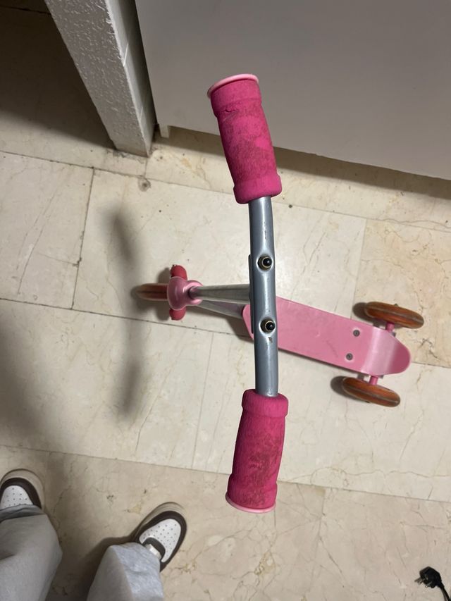 Patinete infantil 3 ruedas rosa