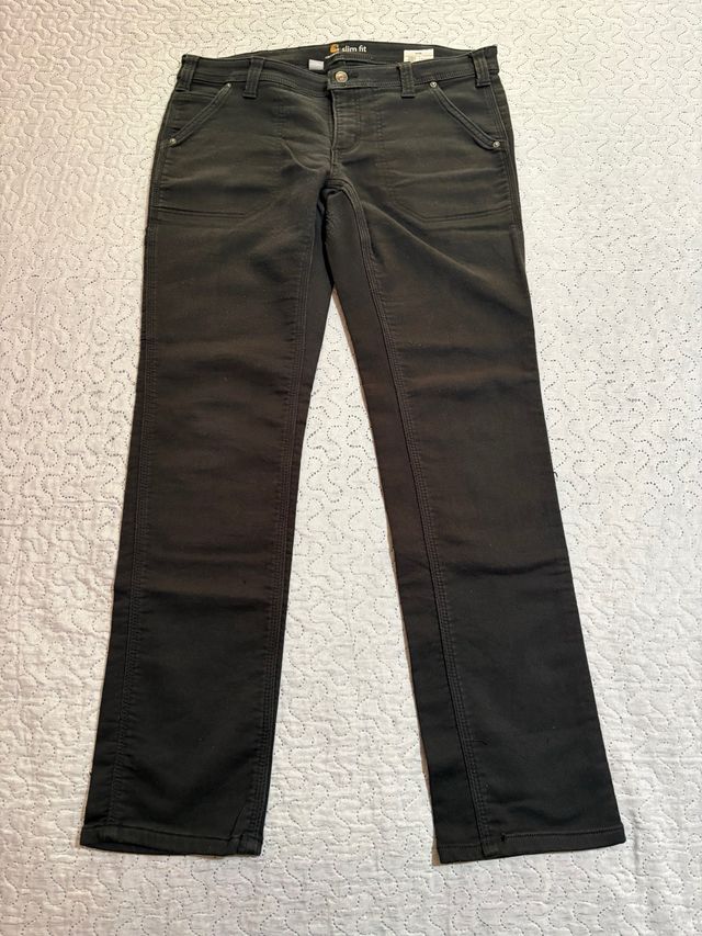 Pantaloni Carhartt Slim Fit Neri Taglia S