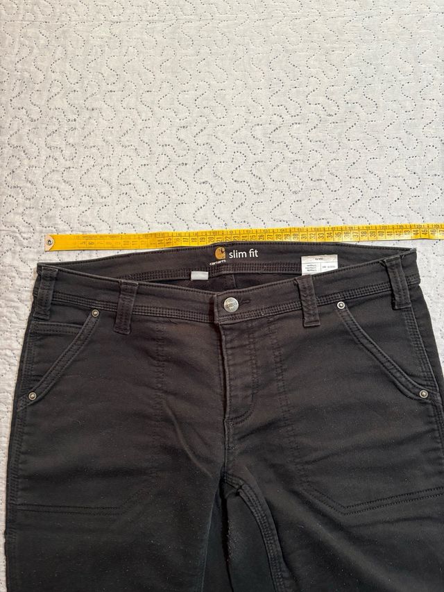 Pantaloni Carhartt Slim Fit Neri Taglia S