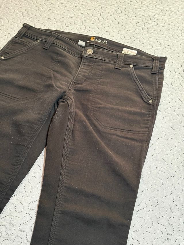 Pantaloni Carhartt Slim Fit Neri Taglia S