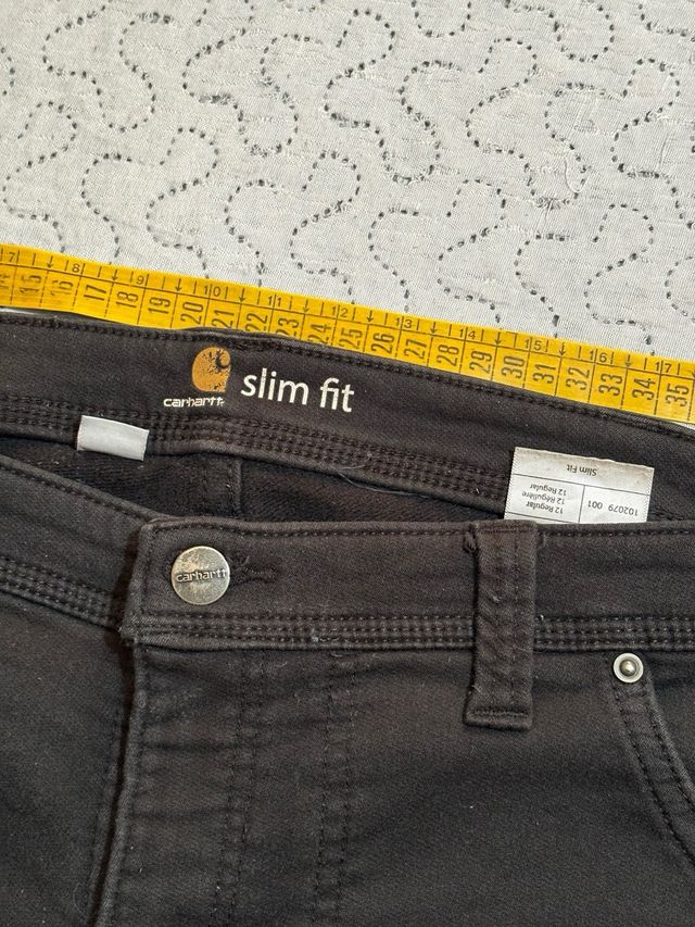 Pantaloni Carhartt Slim Fit Neri Taglia S