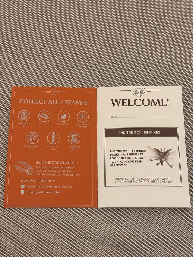 Passaporto Attività Harry Potter