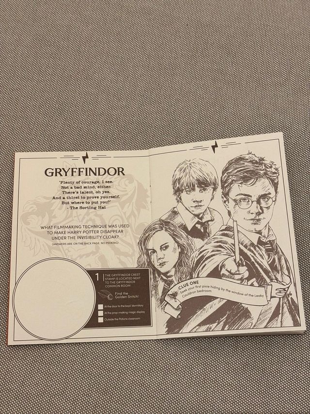 Passaporto Attività Harry Potter
