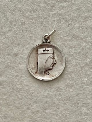 Medalla Plata Virgen Montserrat