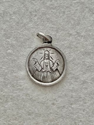 Medalla Plata Virgen Montserrat