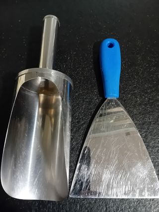 Espátula y Cuchara inoxidable