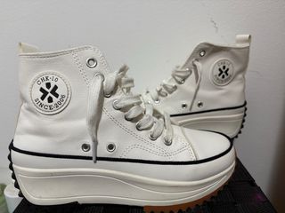 Zapatillas Mujer Blancas Plataforma