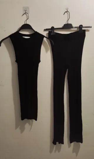 Conjunto Zara Pantalón Talla XL y Top Talla M
